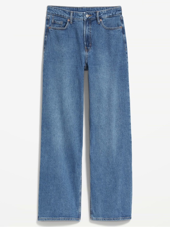 Old Navy Denim - NWT Old Navy Extra High Rise Eide Leg Secret Smooth Pockets Medium Blue 18